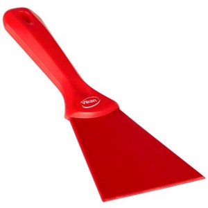 Vikan 40134 Nylon Hand Scraper 100 mm Red